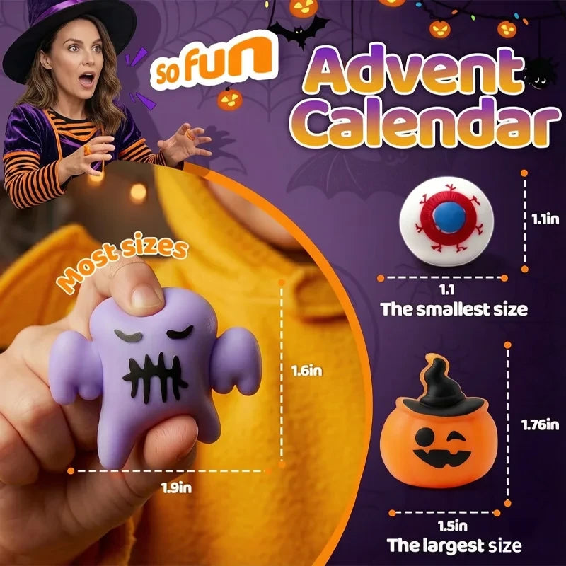 Halloween Countdown Squishy Advent Calendar