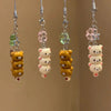 🐻 Kawaii Bear Phone & Bag Charm Set — 2 Pieces