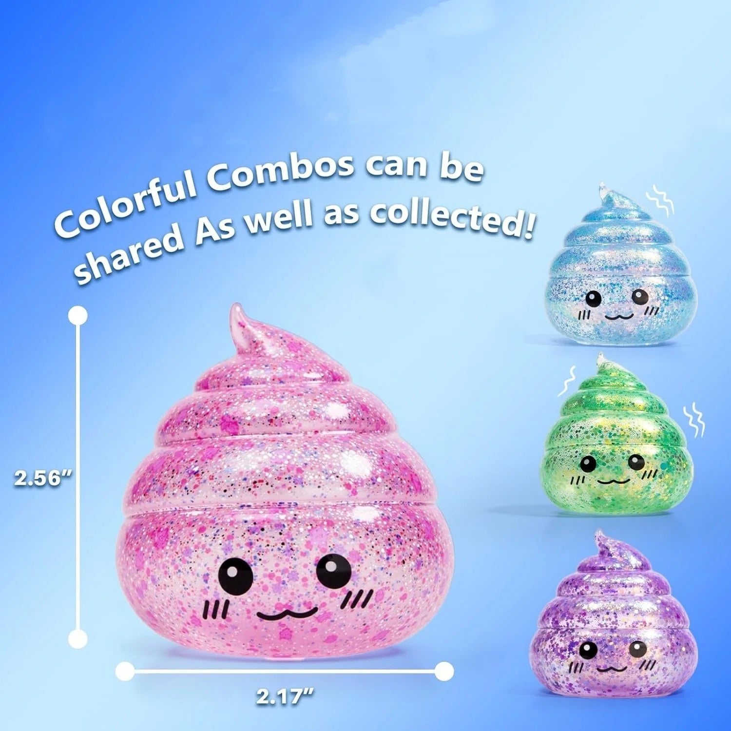 Glitter Poo Squishy