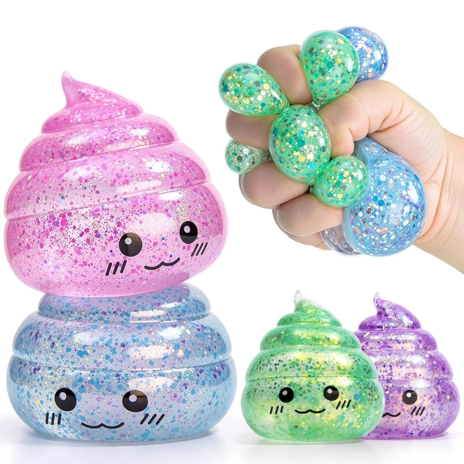 Glitter Poo Squishy